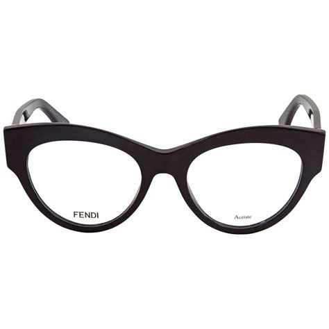 fendi black eyes|fendi optical eyewear.